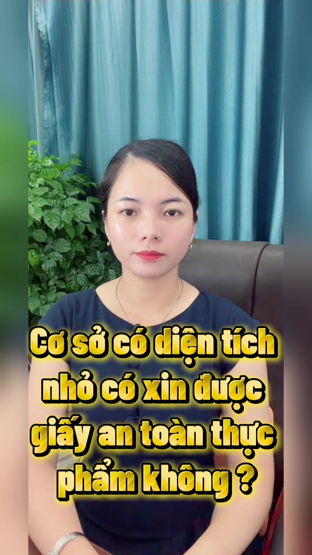 Cơ sở có diện tích nhỏ có xin được giấy an toàn thực phẩm không?